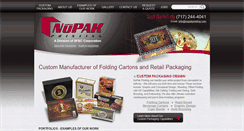 Desktop Screenshot of nupakprinting.com